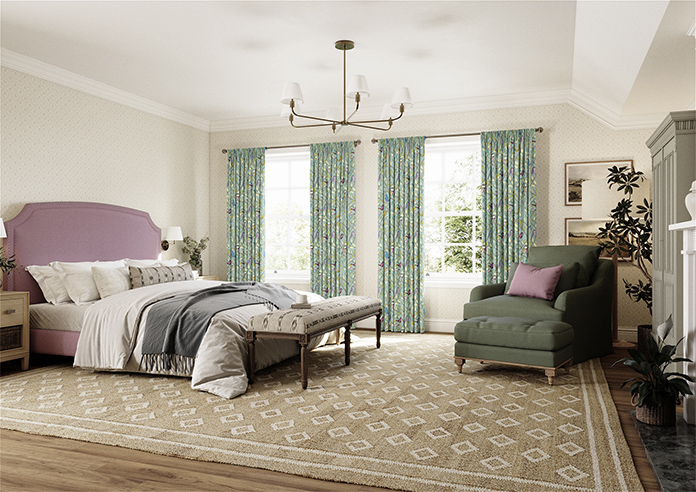 Tweety, Duckegg - Made to Measure Curtains - Image 7